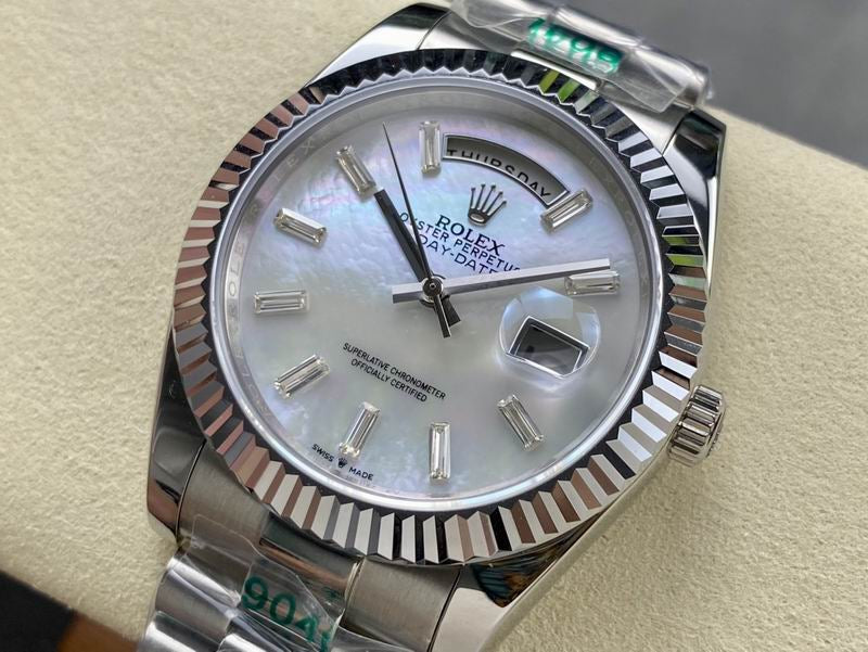 Rolex day-date oyster perpetual blanco