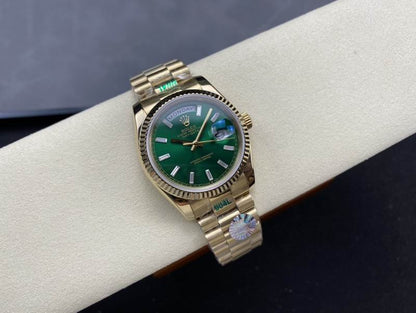 Rolex day date green